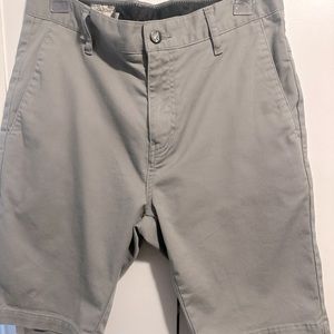 Volcom light gray shorts.  30” waist.